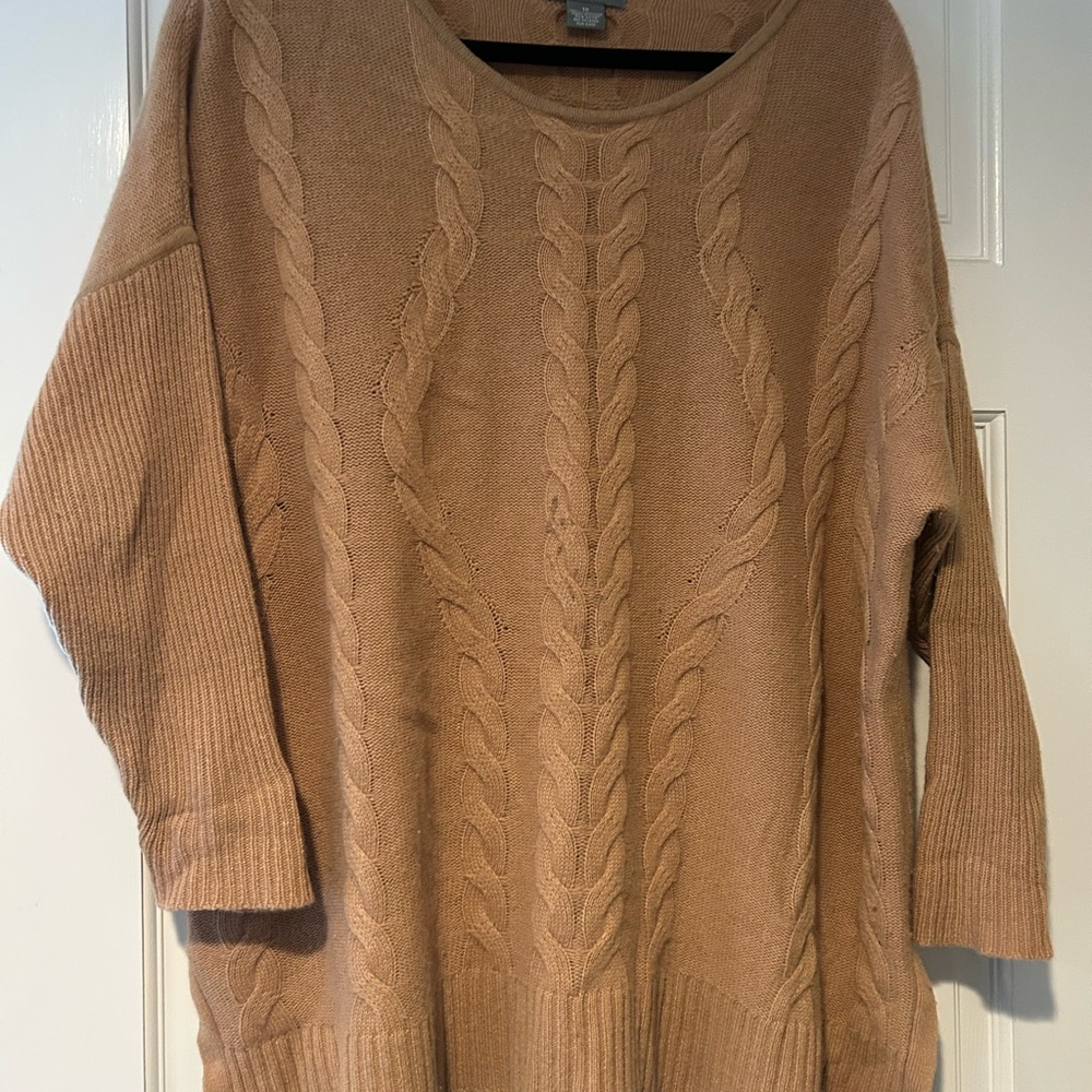 Neiman Marcus Cashmere Cable Knit Sweater